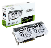 ASUS Dual GeForce RTX 4070 SUPER 12GB - White OC Edition - graphics card - GeForce RTX 4070 Super - 12 GB GDDR6X - PCIe 4.0 - HDMI, 3 x DisplayPort - white